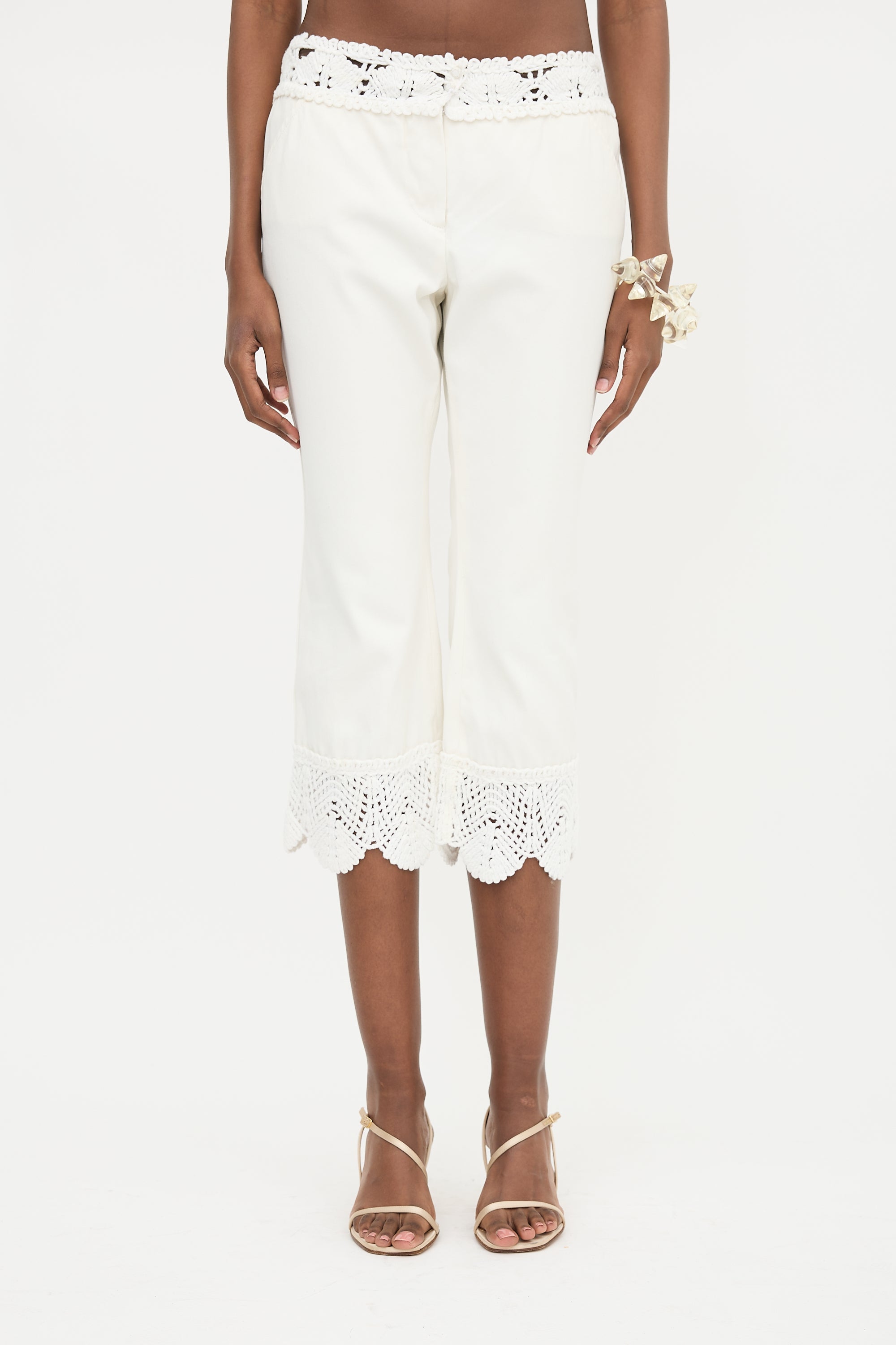 Chanel SS 2005 Crochet Trim Pant
