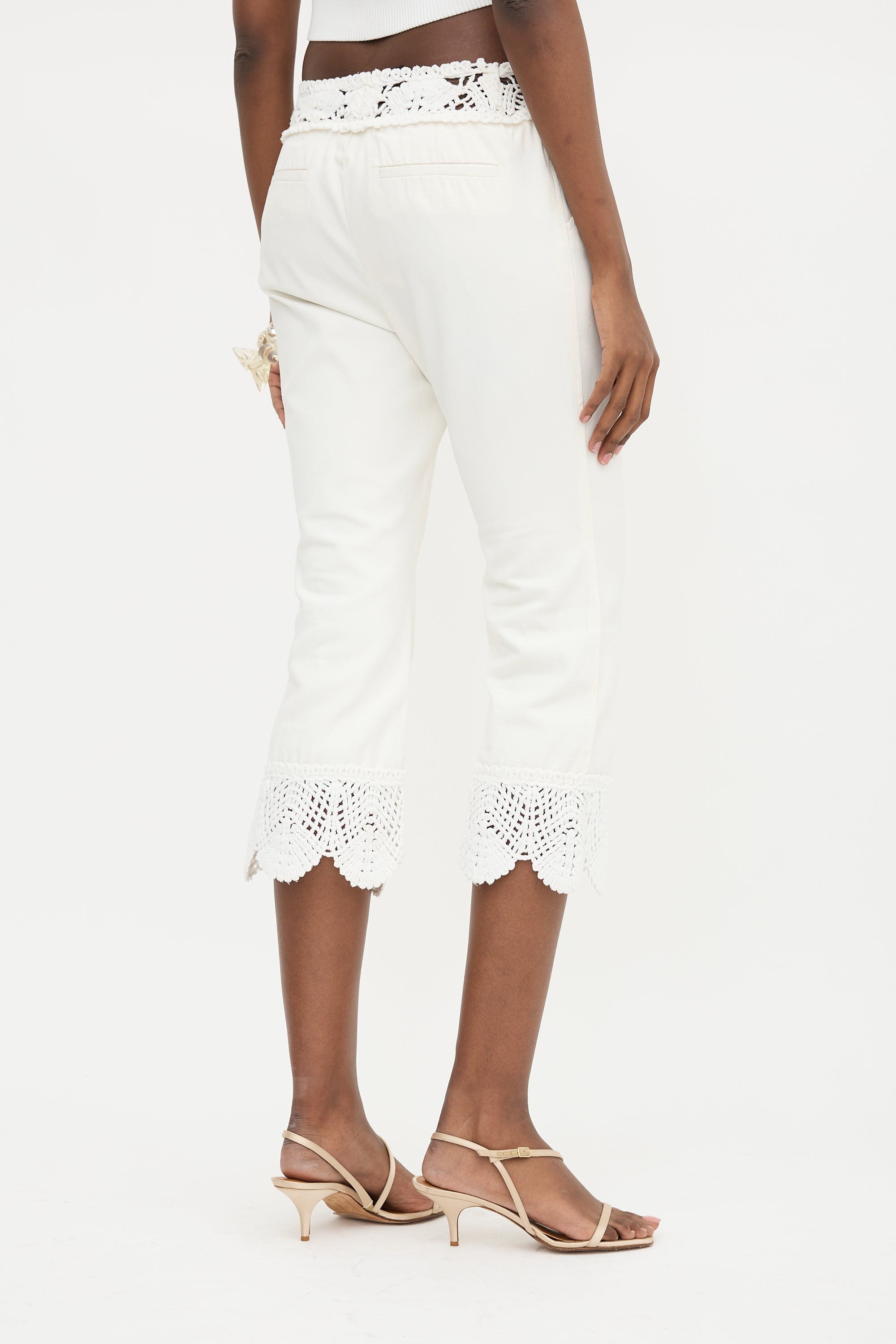 Chanel SS 2005 Crochet Trim Pant