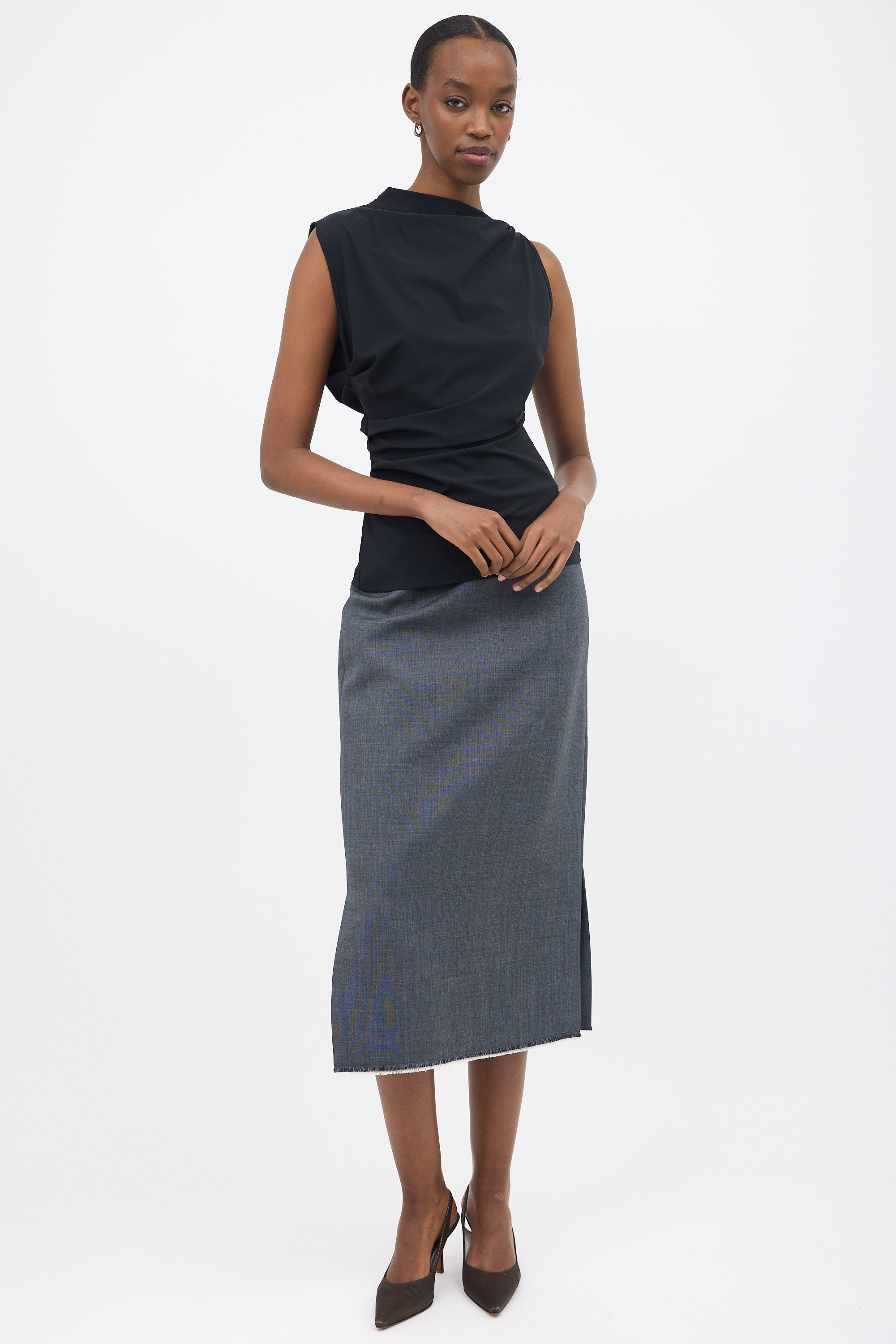 REYÈM Asymmetric Sleeveless Top