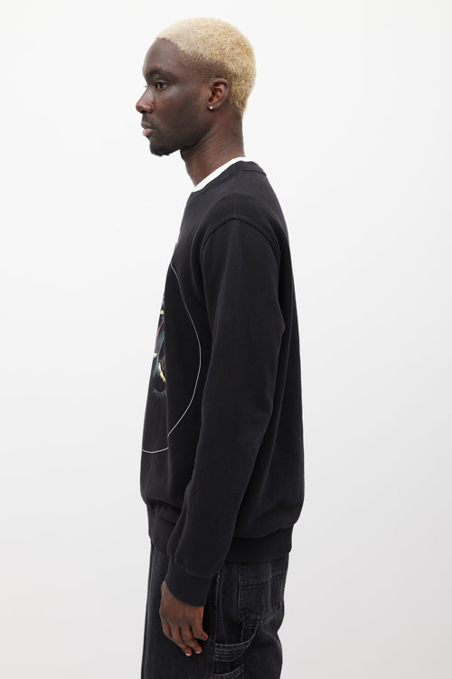 Givenchy Black & Multicolour Star Sweatshirt