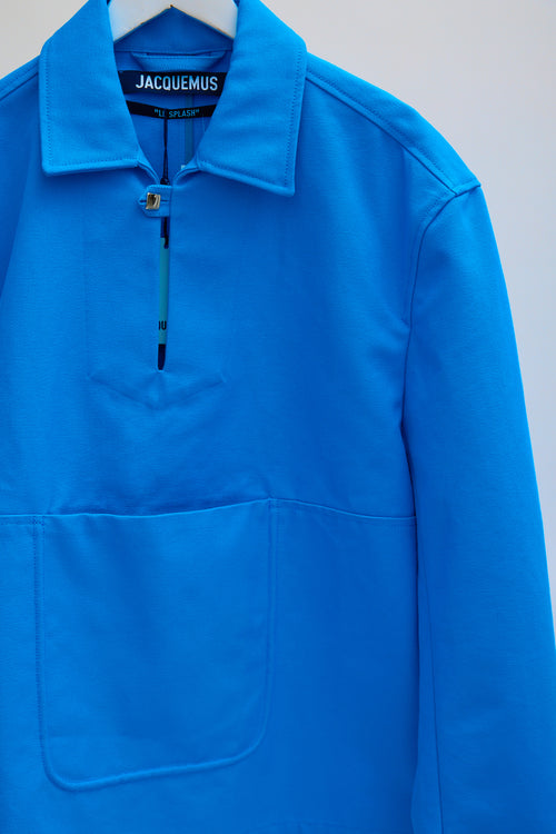 Jacquemus Blue & Silver Le Splash Jacket