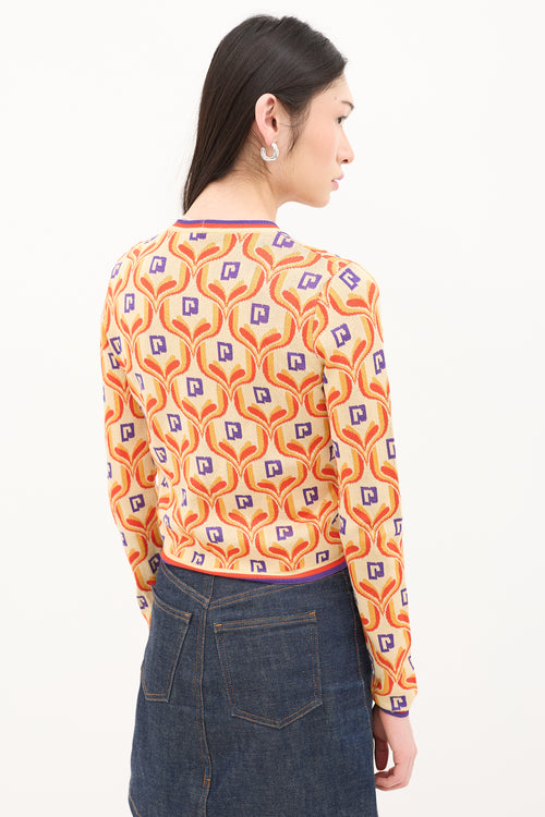 Rabanne Jacquard Cardigan