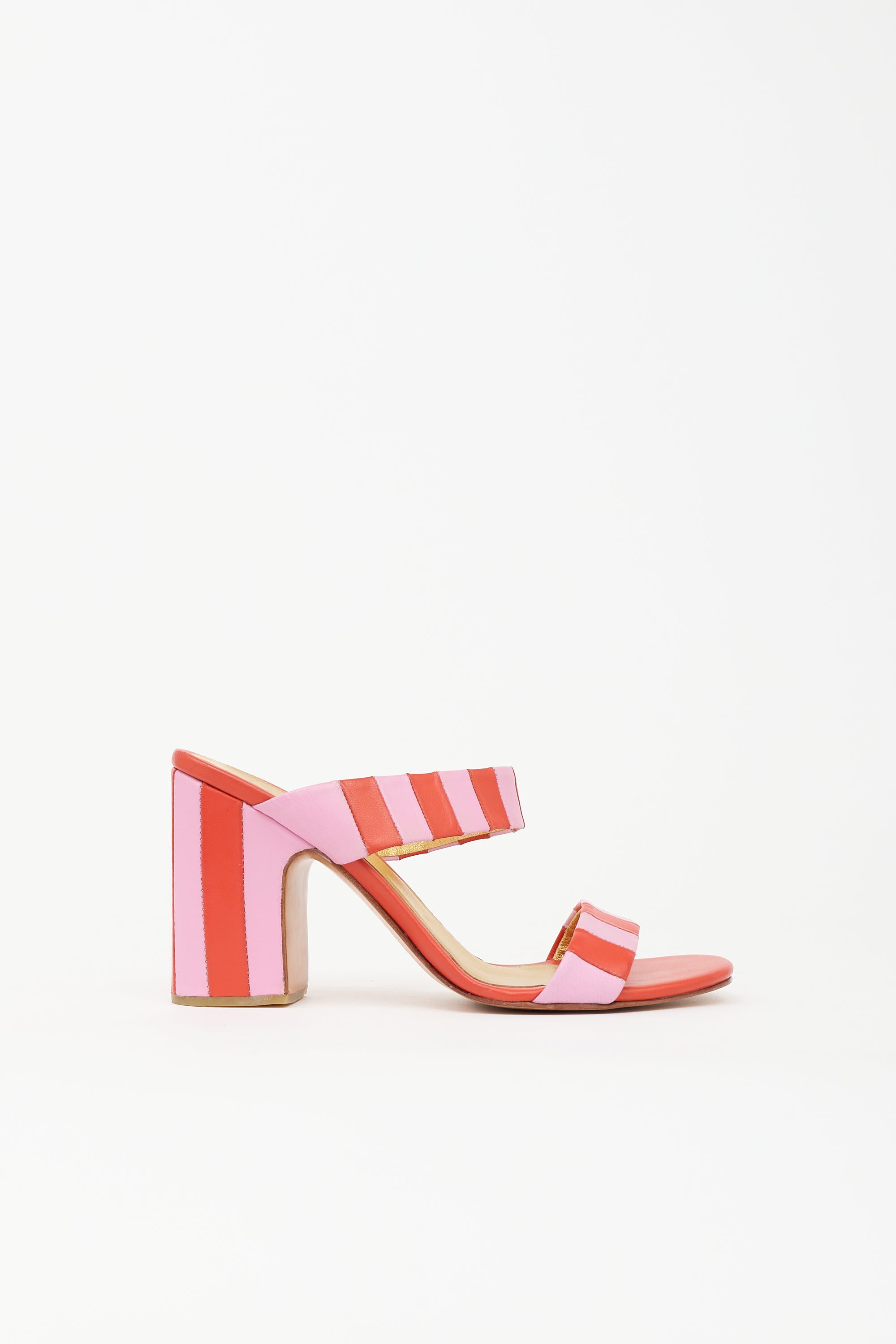 Rachel Comey Leather Stripe Spritz Sandal