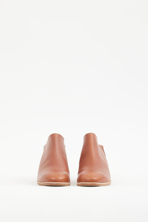 Rachel Comey Brown Leather & Wood Mule