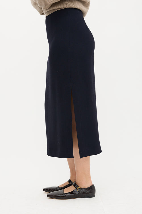 Raey Wool Midi Skirt