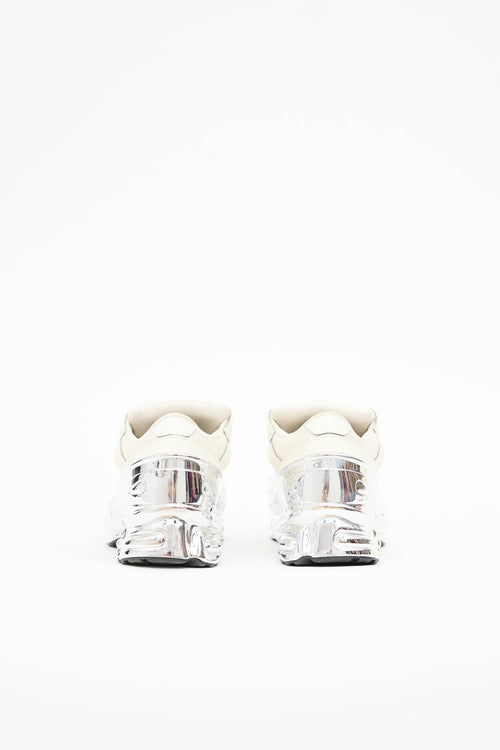 Raf SimonsX Adidas Metallic Ozweego Sneaker