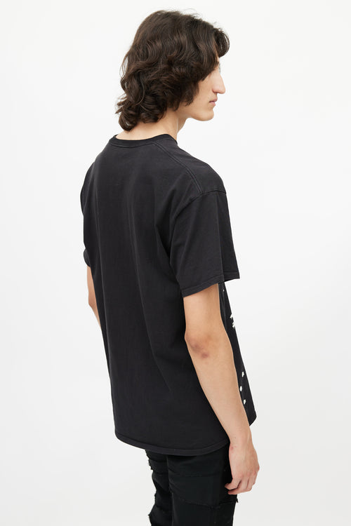 Raf Simons Black & Multicolour Space Print T-Shirt