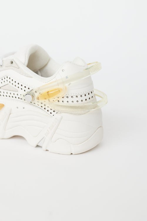 Raf Simons White & Multi Cylon-21 Sneaker