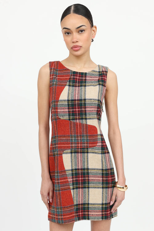 Wool Plaid Dress