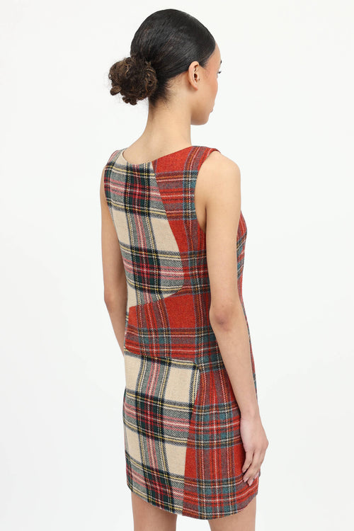 Wool Plaid Dress