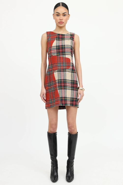 Wool Plaid Dress