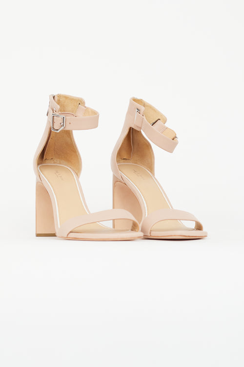 Rag & Bone Beige Ellis Open Toe Heeled Sandal