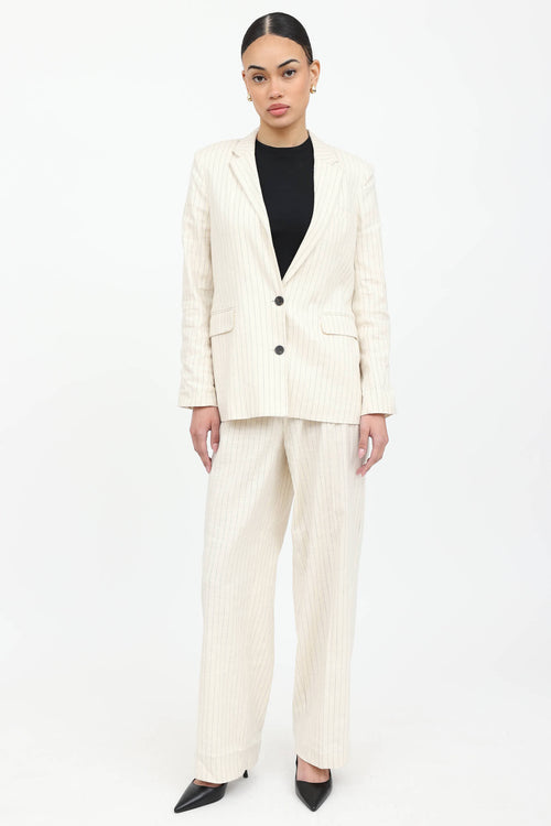 Pinstripe Blazer Co-Ord Set