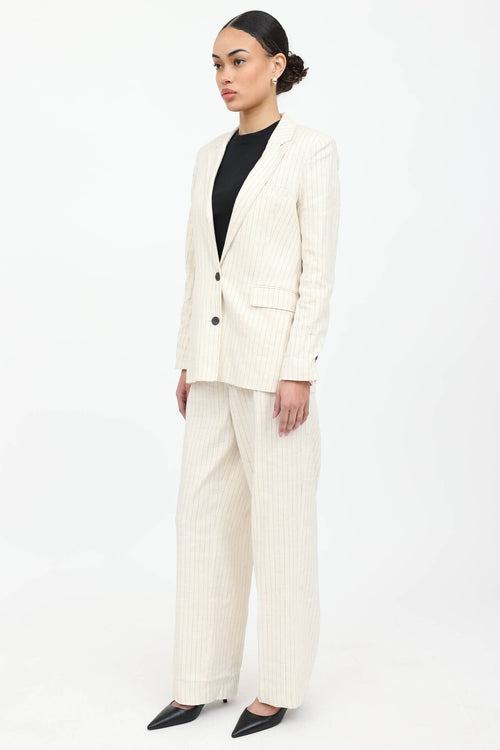 Pinstripe Blazer Co-Ord Set