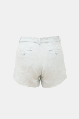 Ralph Lauren Metallic Linen Shorts