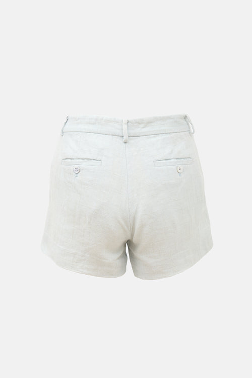Ralph Lauren Metallic Linen Shorts