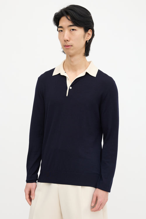 Wool Polo Sweater