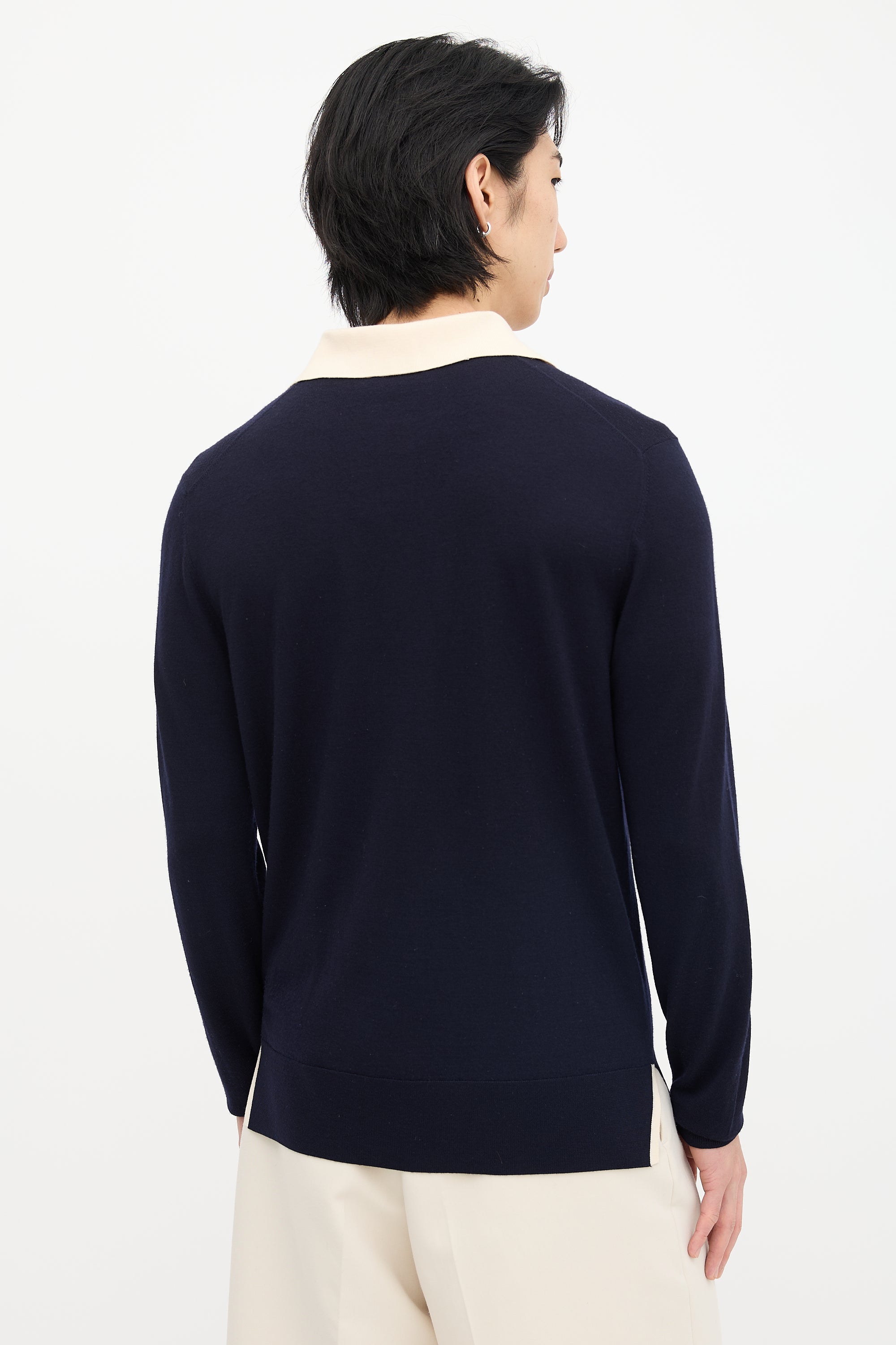 Wool Polo Sweater