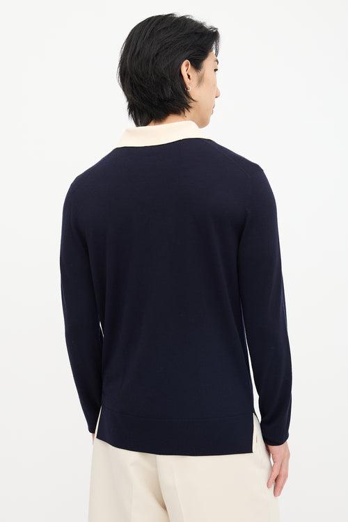 Wool Polo Sweater