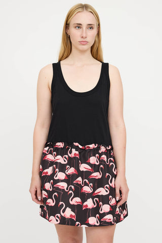 Red Valentino Patterned Sleeveless Dress