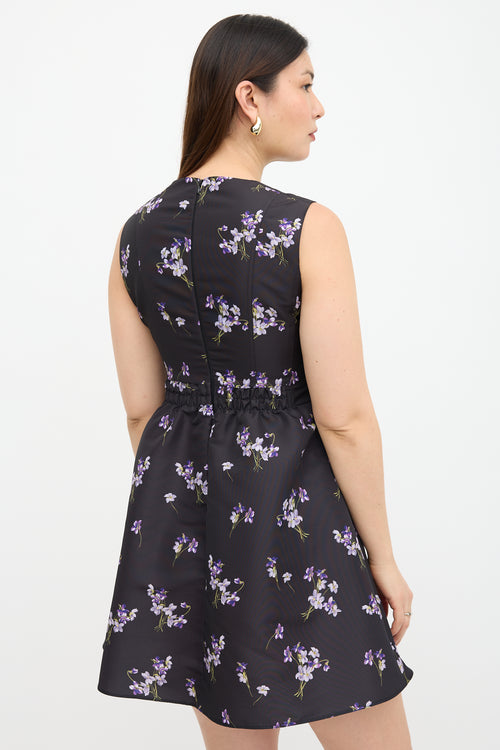 Red Valentino Floral Midi Dress
