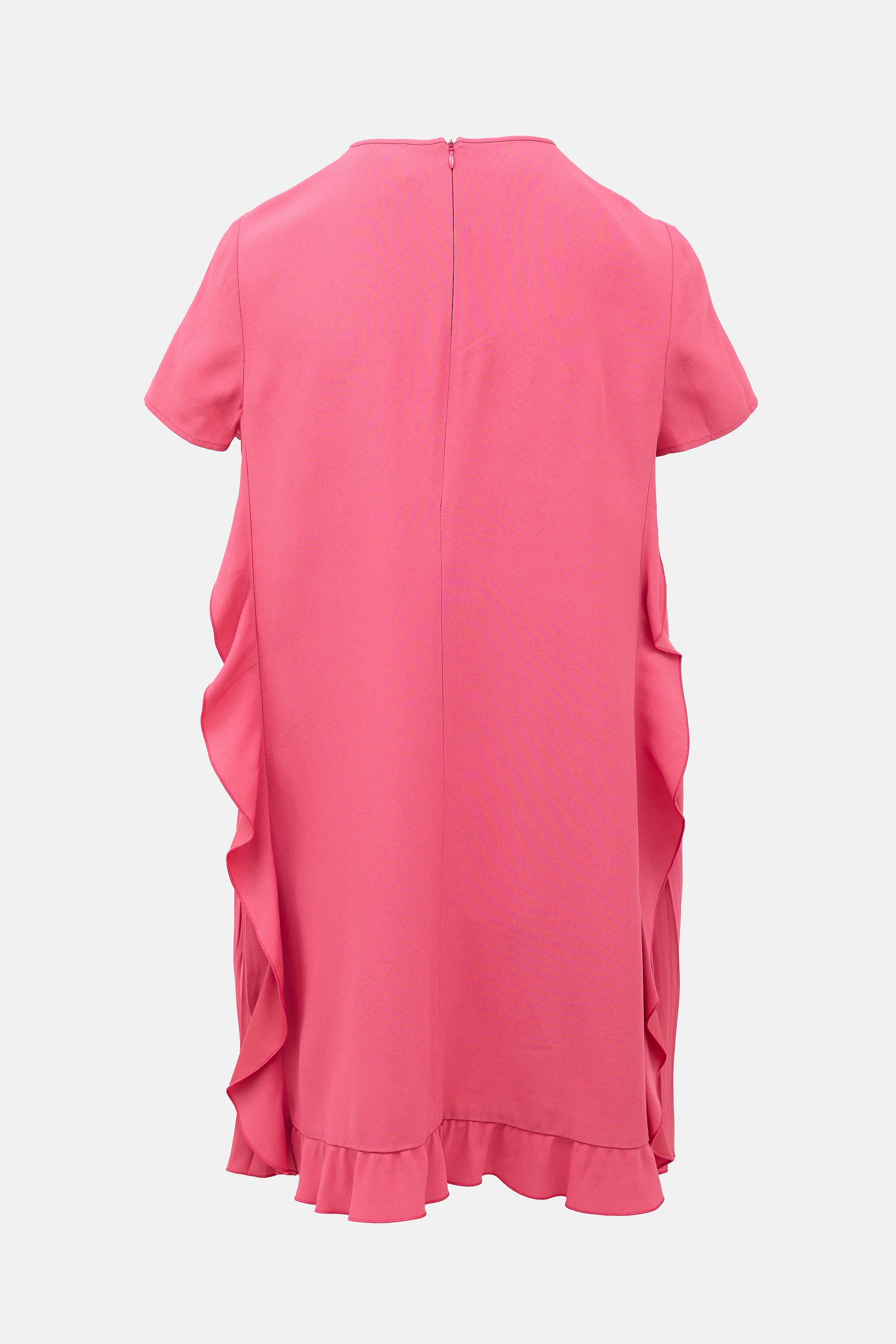Red Valentino Ruffled Pleated Dress