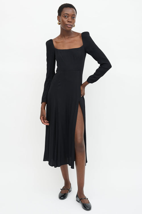 Reformation Elly Shirred Dress