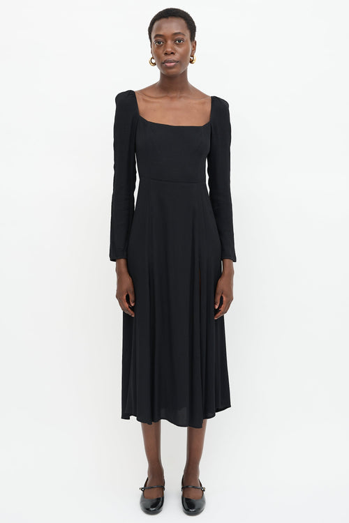 Reformation Elly Shirred Dress