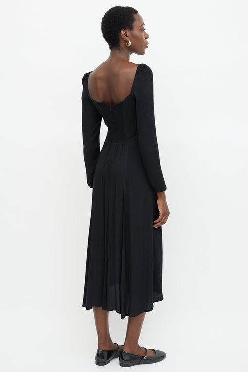 Reformation Elly Shirred Dress