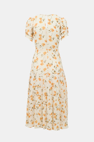Reformation Crepe Floral Cosa Dress