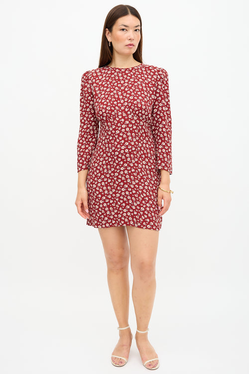 Reformation Floral Brantley Dress