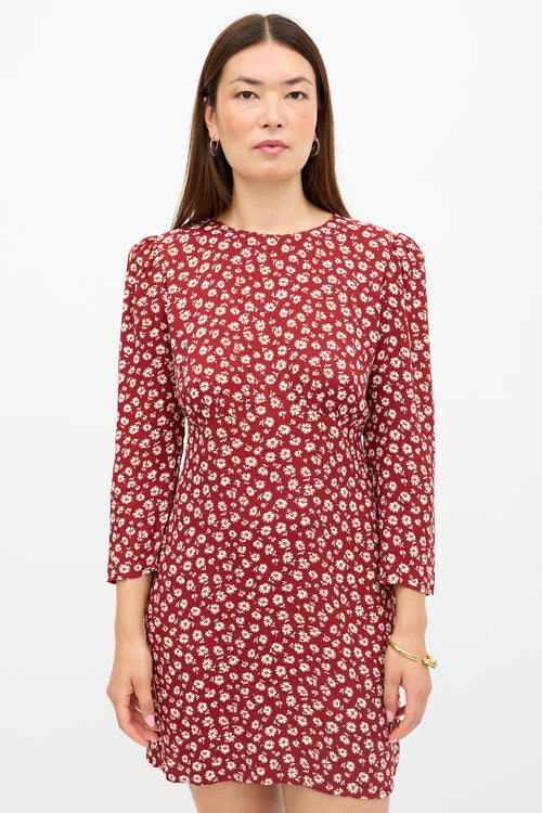 Reformation Floral Brantley Dress