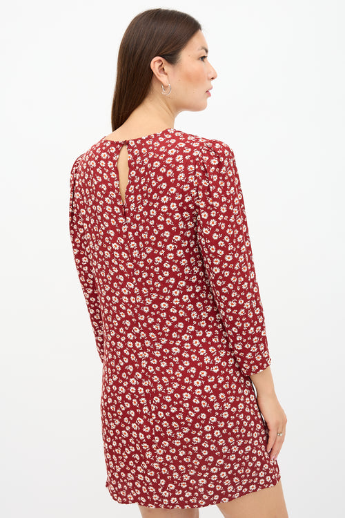 Reformation Floral Brantley Dress