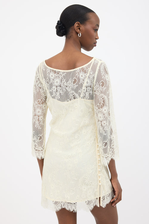 Reformation Lace Annemarie Dress