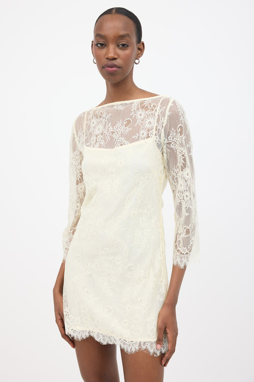 Reformation Lace Annemarie Dress