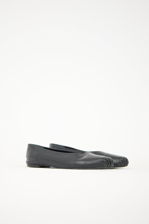 Reformation Leather Ballet Flat