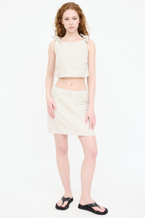 Reformation Linen Co-Ord Set