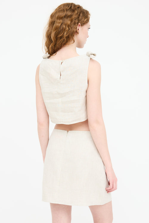 Reformation Linen Co-Ord Set