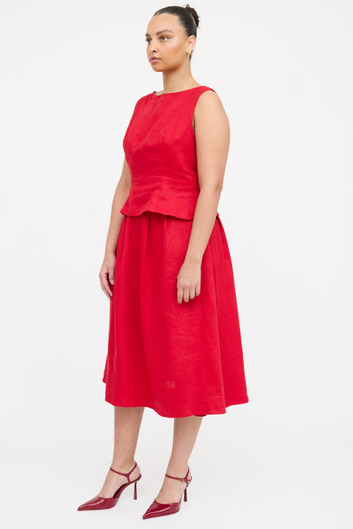 Reformation Linen Moya Co-Ord Set