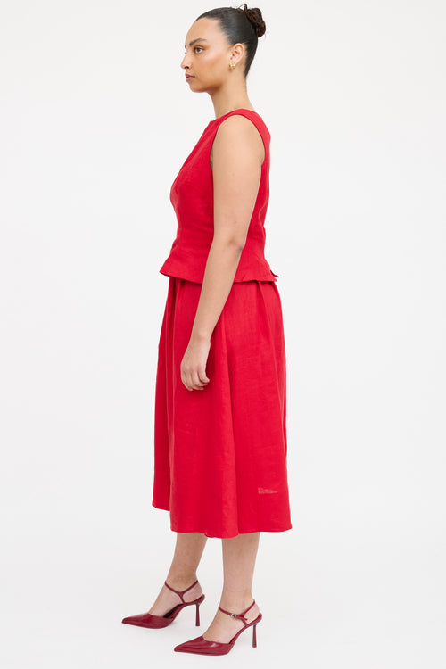 Reformation Linen Moya Co-Ord Set