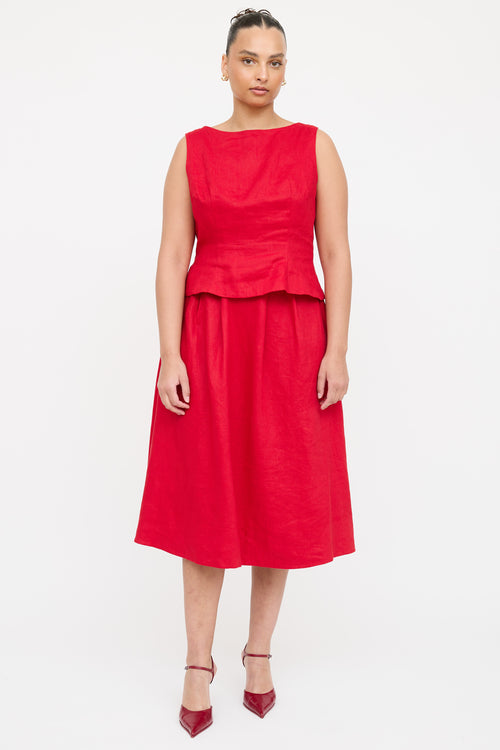Reformation Linen Moya Co-Ord Set