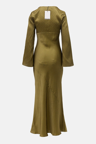 Reformation Silk Vivia Dress