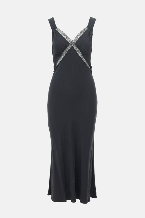 Reformation Silk Provence Dress