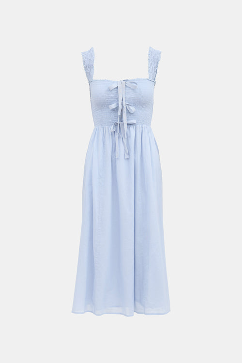 Reformation Smocked Darla Midi Dress