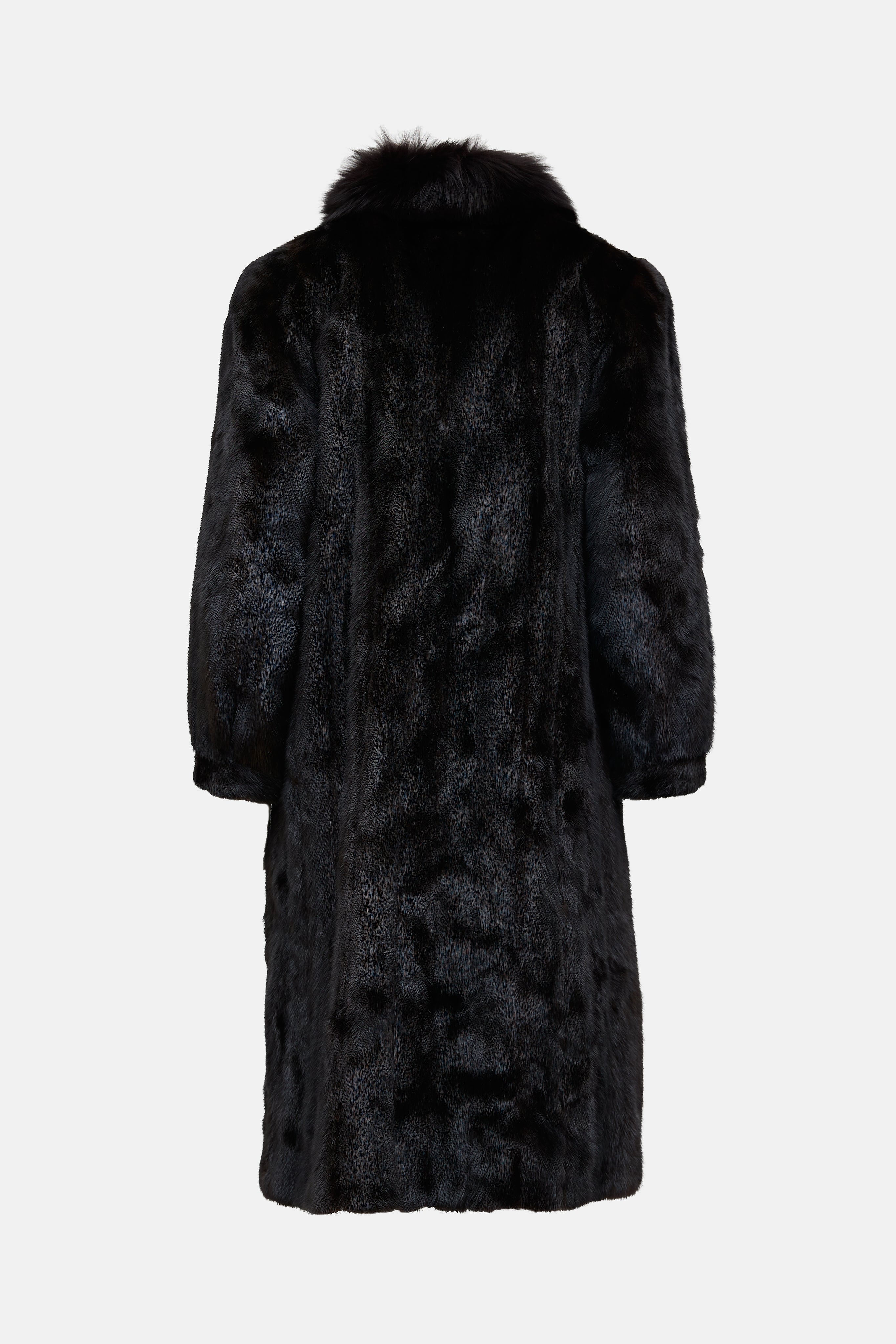 VSP Archive Shawl Collar Fur Coat
