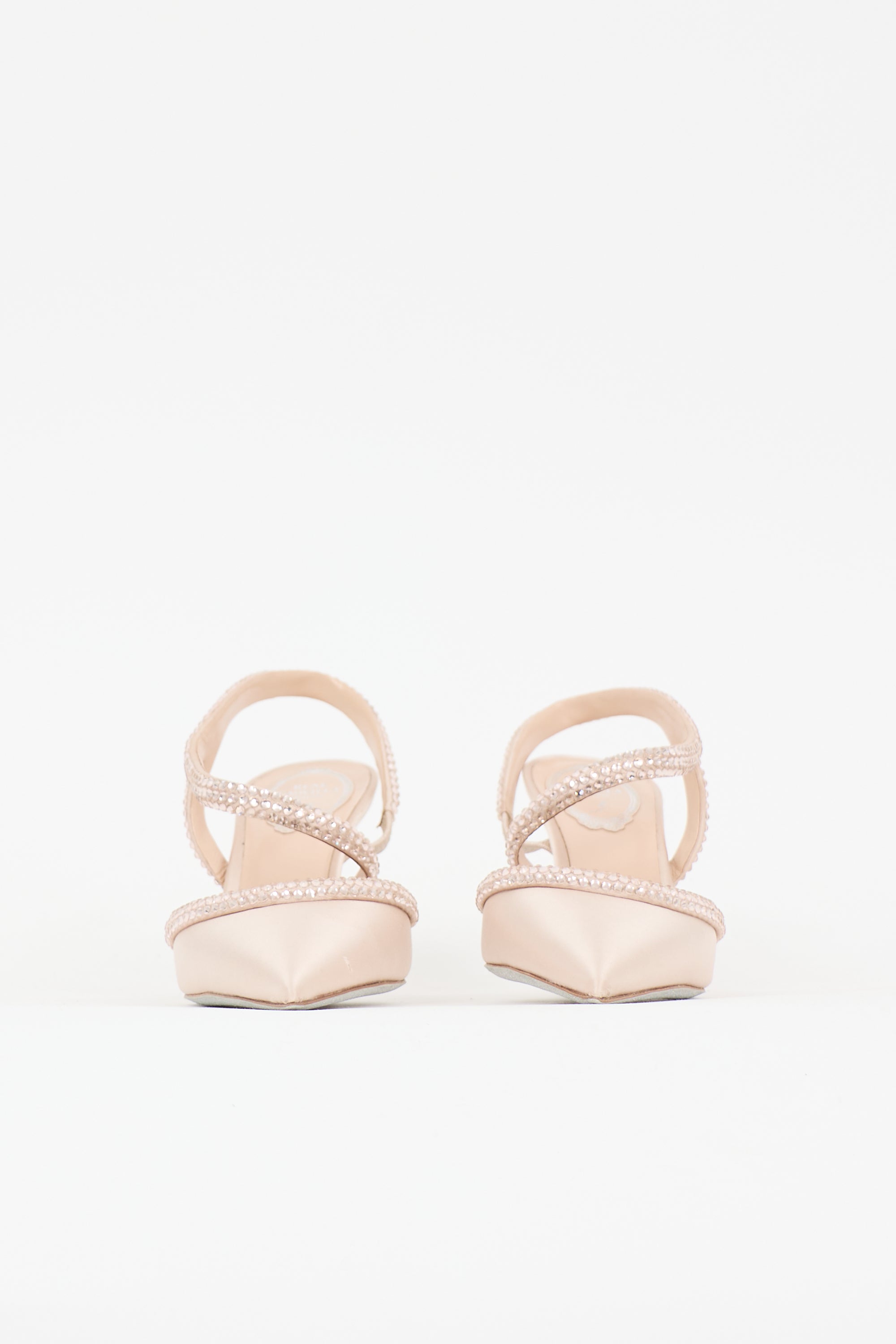 Rene Caovilla Satin lidia Embellished Pump
