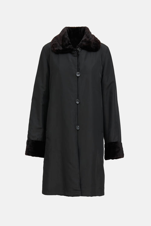 VSP ArchiveReversible Shearling Fur Coat