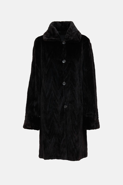 VSP ArchiveReversible Shearling Fur Coat