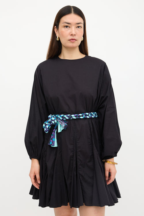 Rhode Belted Godet Dress