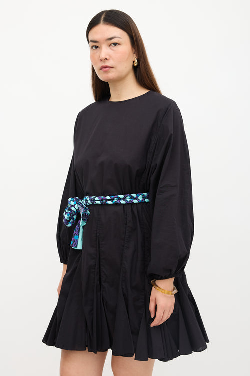 Rhode Belted Godet Dress